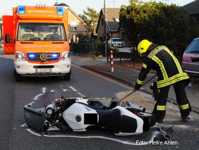 Elmpt-2016-09-Unfall-Motorrad-Ahlen