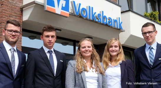 Die neuen Auszubildenden VoBa-2015-Azubis